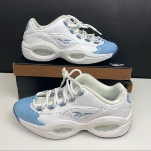 Reebok Question Low Iverson White/Blue Size 7 FY2345